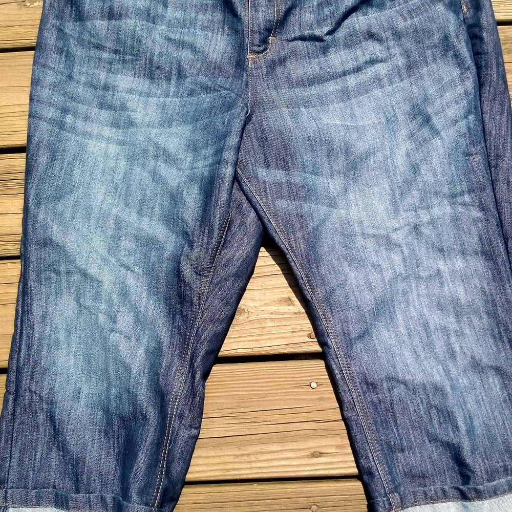 NWOT Merona Denim Capris - Picture 3 of 13
